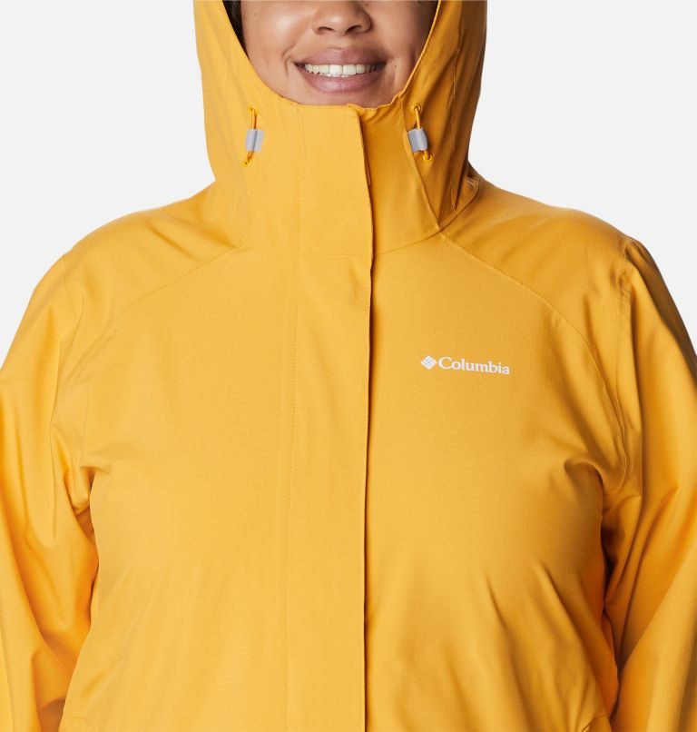 Women's Columbia Earth Explorer Shell Jackets Mango | Plus Size CA-Z36A1